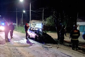 El vehículo estaba estacionado en Lisandro de la Torre 4400.