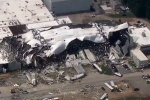 Un tornado causó graves daños a una importante planta farmacéutica de Pfizer en Carolina del Norte