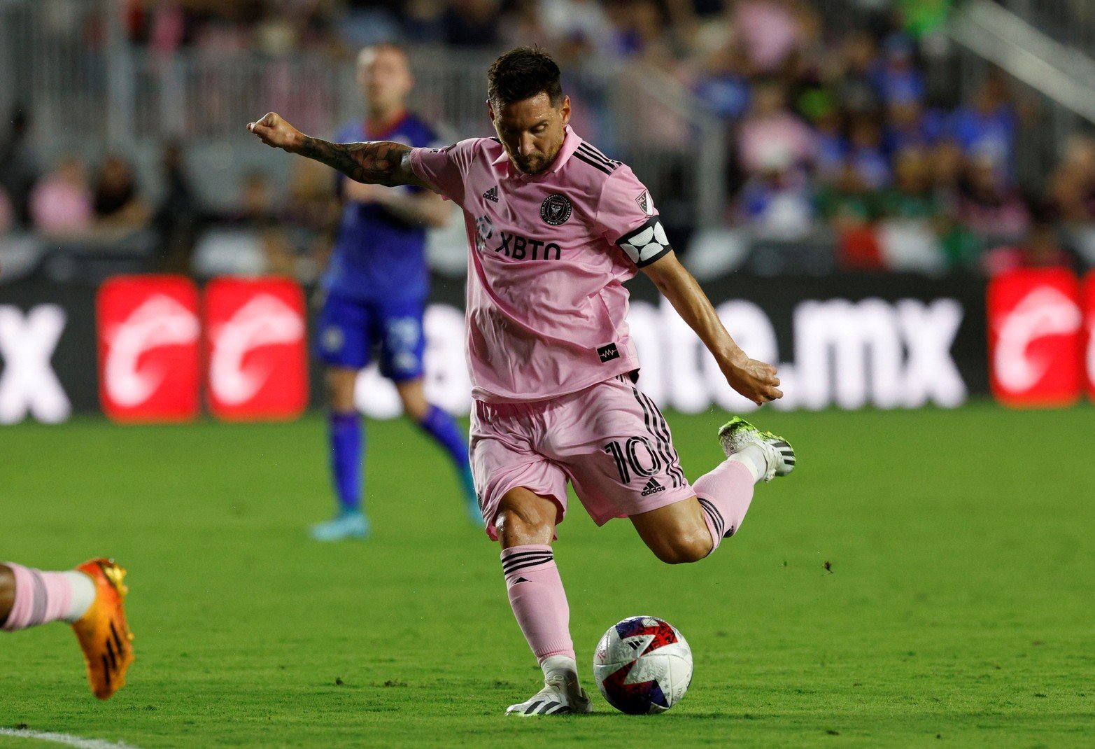 Messi estuvo muy activo en la generación de fútbol. 