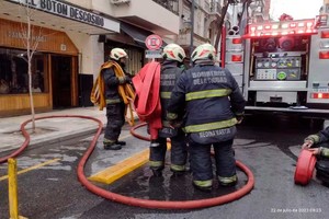 Los bomberos debieron actuar ante la emergencia