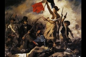 “La libertad guiando al pueblo”, obra de 1830. Foto: Museo del Louvre