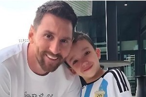 Messi y Manu de Bariloche