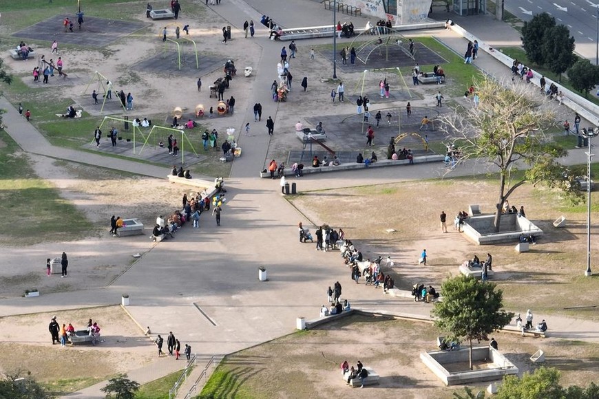 Las actividades al aire libre y diferentes propuestas gastronómicas formaron parte de la agenda julio. Foto: Fernando Nicola