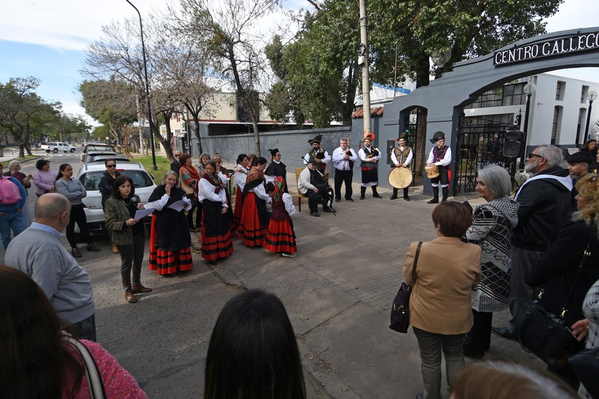 La colectividad gallega disfrutó de sus tradiciones, con música, baile y gastronomía. Crédito: Pablo Aguirre.