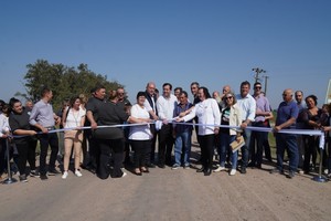 Inauguración del Camino de la Ruralidad del distrito Barros Pazos de Reconquista.