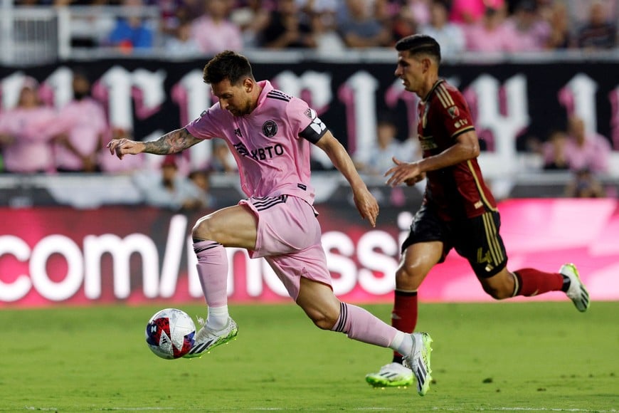 Soccer Football - Leagues Cup - Group J - Inter Miami v Atlanta United - DRV PNK Stadium, Fort Lauderdale, Florida, United States - July 25, 2023
Inter Miami's Lionel Messi in action REUTERS/Marco Bello