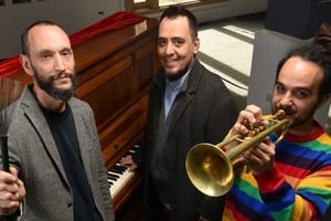 Luciano Casas, Sebastián López y Julio Dallo son tres músicos apasionados por el jazz.