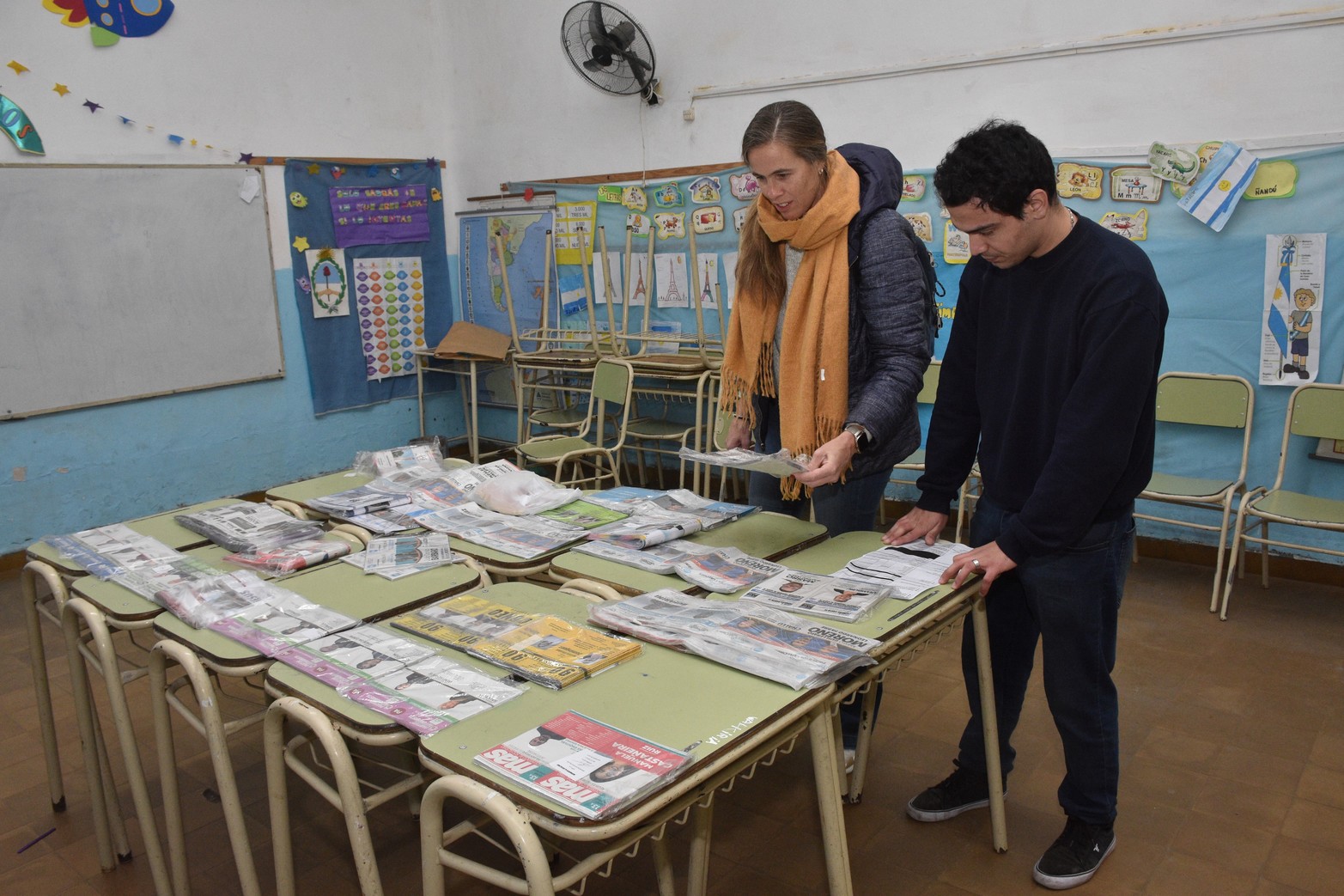 Jornada de elecciones nacionales PASO en la ciudad. Foto: Flavio Raina