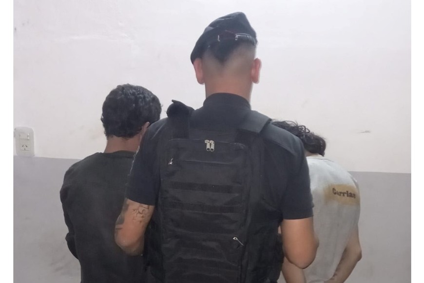 Los detenidos fueron trasladados a sede policial.