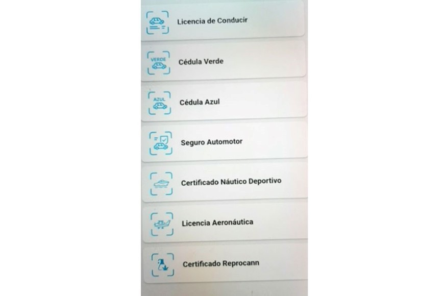 Documentos que se pueden verificar