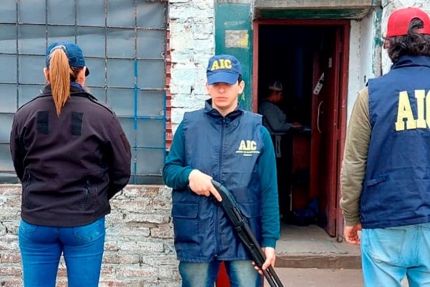 El allanamiento fue en barrio Empalme Graneros.