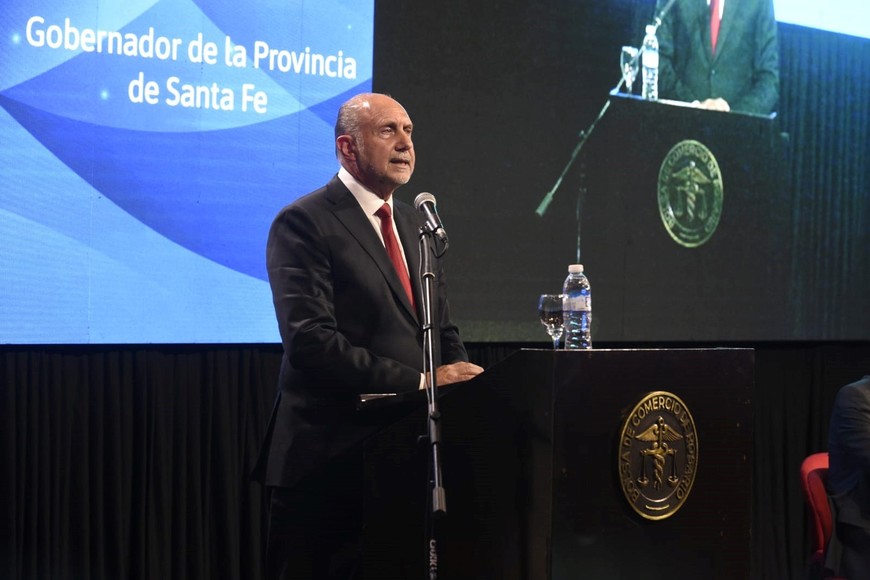 Omar Perotti, gobernador de la provincia de Santa Fe.