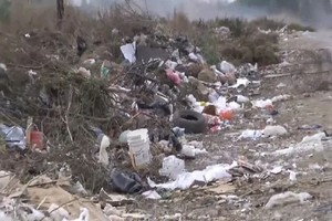 El basural donde ocurrió el episodio.