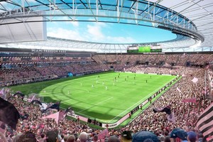 Así lucirá el nuevo estadio del Inter Miami en 2025.