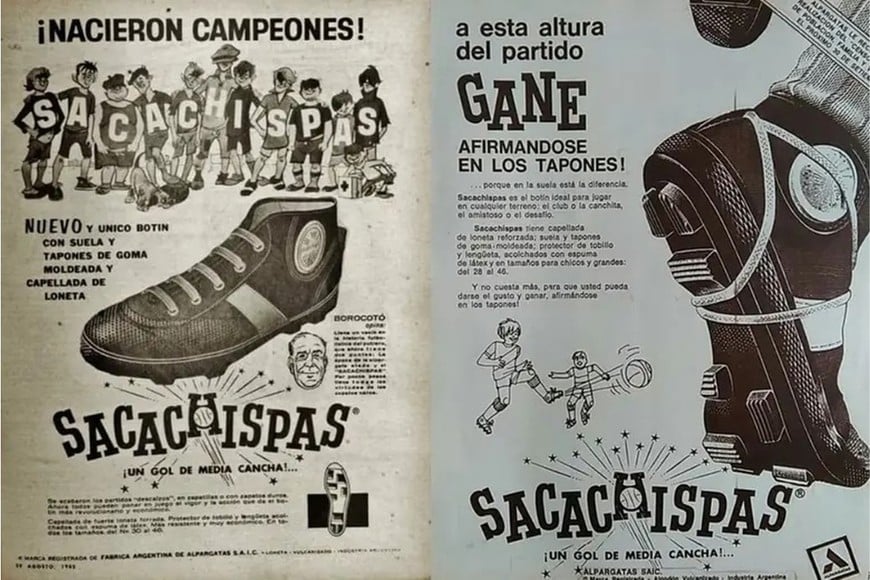 A modo de ilustración. Los botines más usados en las décadas del 60, 70 y 80.