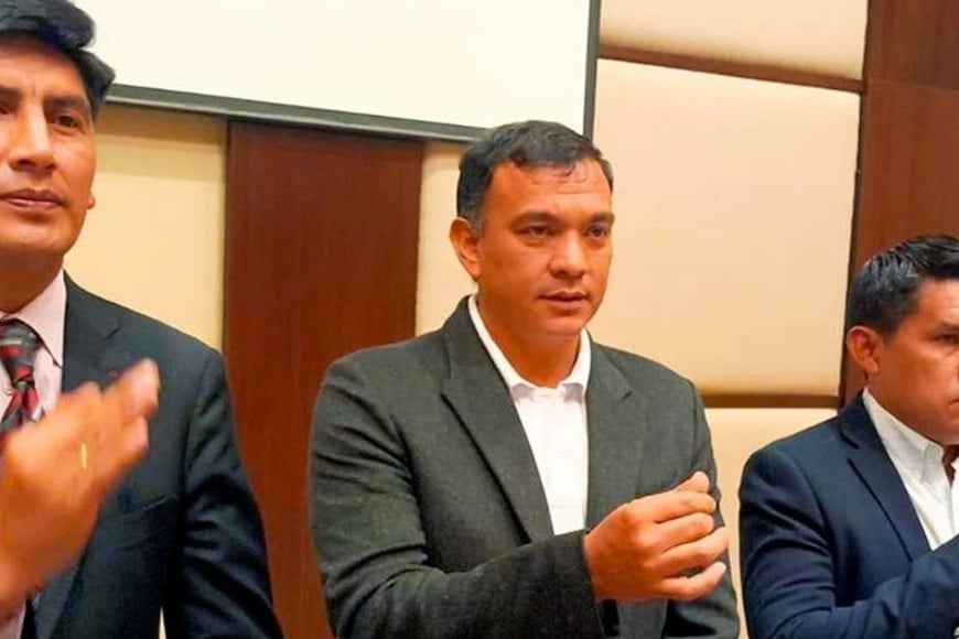 Alejandro Mancilla, Wilson Estrada y Juan Carlos Cardozo, miembros de la comisión arbitral acusados de corrupción.
