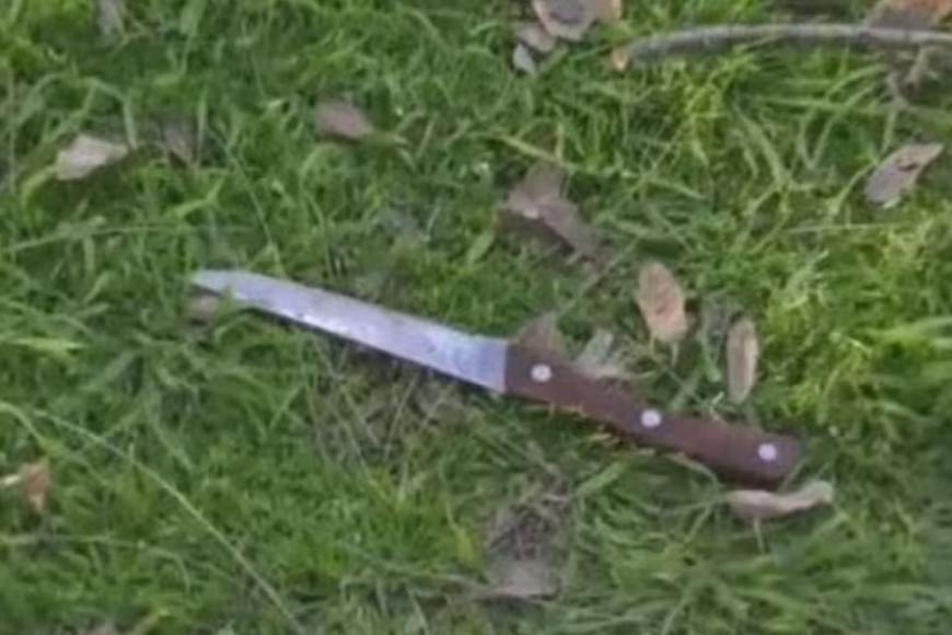 El cuchillo que se uso para el crimen