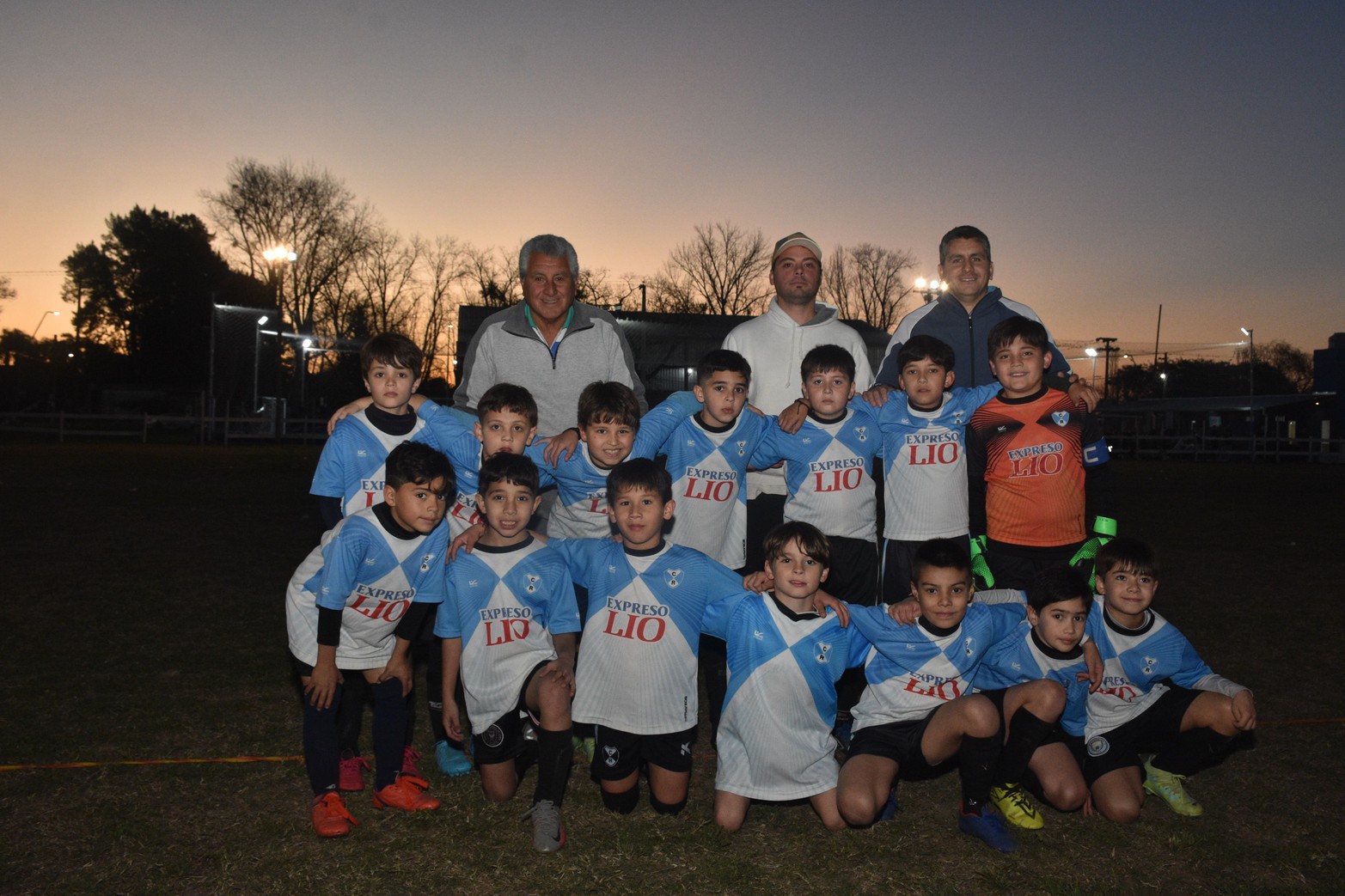 Torneo de fútbol infantil Lagunerito. Equipo de Ciclón Racing. 