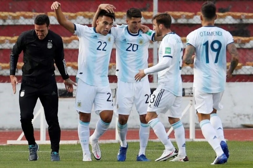 Lautaro Martínez y Joaquín Correa fueron los autores de los goles ante Bolivia en 2020.