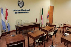 La sede del cuerpo legislativo de Reconquista.