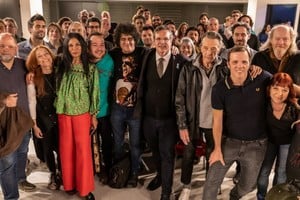 Presentación de AMA, agregadora de música argentina: funcionarios, representantes de los músicos y otros rubros vinculados celebraron la inicativa.