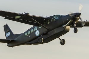 El avión Cessna Grand Caravan C208 B EX perteneciente a la Aviación del Ejército, realizó un despegue poco después de las 7.