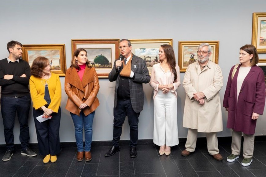 Inauguración de la muestra “Florencio Molina Campos. Pinturas para el pueblo”, en el centro Cultural Kirchner