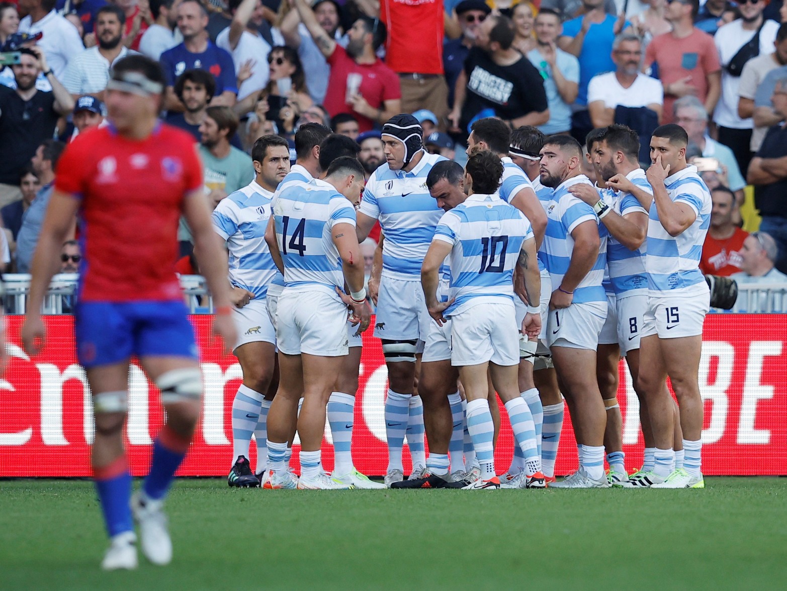 Argentina acumula dos victorias en el Mundial de Rugby. 