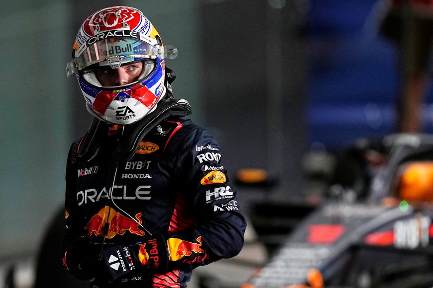 Formula One F1 - Qatar Grand Prix - Lusail International Circuit, Lusail, Qatar - October 6, 2023
Red Bull's Max Verstappen after finishing qualify in pole position Pool via REUTERS/Ariel Schalit
