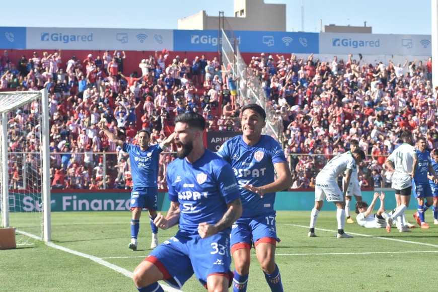 El grito de gol de Nicolás Orsini sobre la hora. Crédito: Flavio Raina