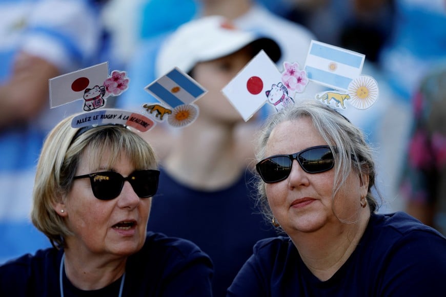 Rugby Union - Rugby World Cup 2023 - Pool D - Japan v Argentina - Stade de la Beaujoire, Nantes, France - October 8, 2023
Fans inside the stadium before the match REUTERS/Stephane Mahe