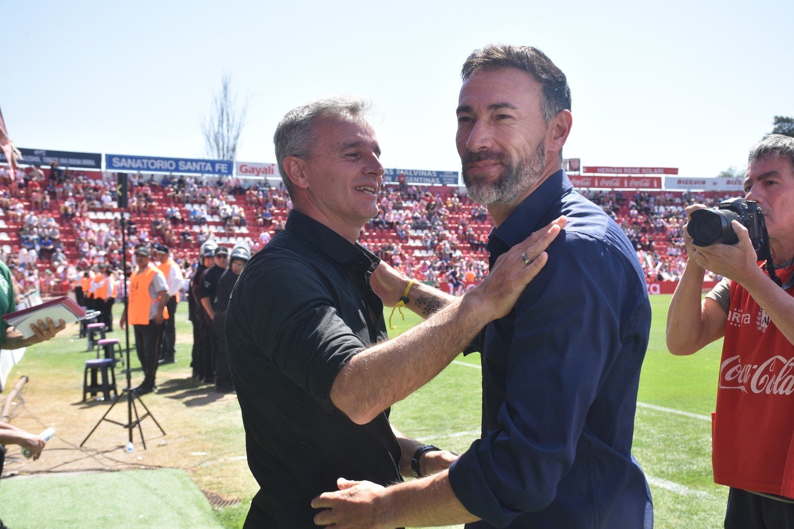 Dos técnicos que necesitaban los tres puntos del partido.