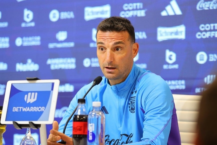 Lionel Scaloni, entrenador. Crédito: Selección Argentina