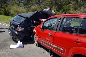 El hecho ocurrió cerca del mediodía en el kilómetro 446 de la ruta interbalnearia. Crédito: Télam