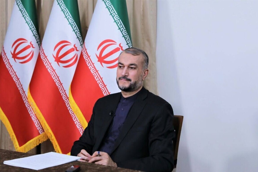 Hossein Amirabdollahian, ministro de Asuntos Exteriores iraní.