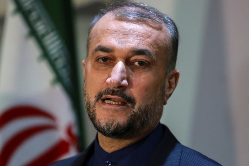 Hosein Amir Abdolahian, ministro de Relaciones Exteriores de Irán. Crédito: Reuters