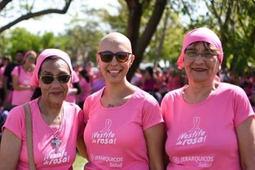 En el evento "Vestite de Rosa" que organiza Jerárquicos todos los años.