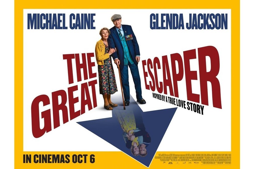 Poster de "The Great Escaper", la última película de Caine. Foto: Pathé, Front Row Filmed Entertainment