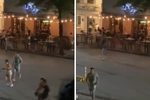 Un hombre ingresó a un bar de un corredor gastronómico de la capital salteña