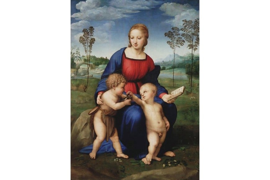 "Virgen del jilguero". Foto: Galleria degli Uffizi