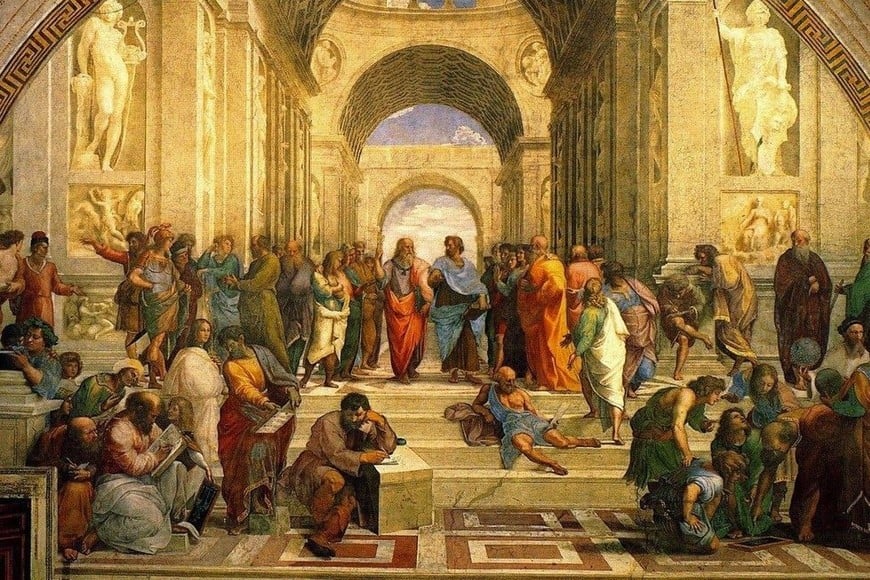 "La Escuela de Atenas". Foto: Museos Vaticanos