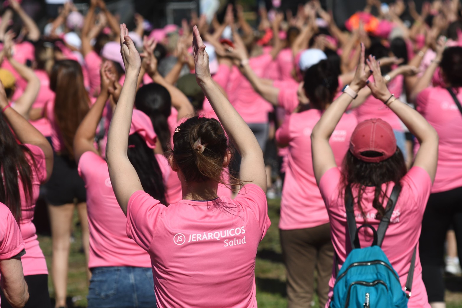 Este sábado se desarrolló a cabo la 9ª edición del "Vestite de Rosa" en el Parque Federal.