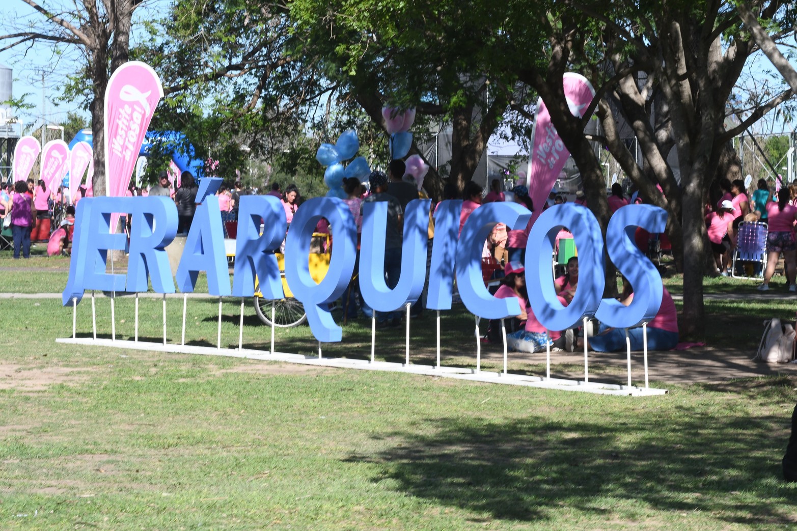 Este sábado se desarrolló a cabo la 9ª edición del "Vestite de Rosa" en el Parque Federal.