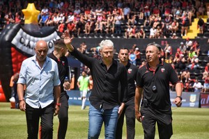 Primer partido de Israel Damonte como entrenador de Colón. Crédito: Pablo Aguirre