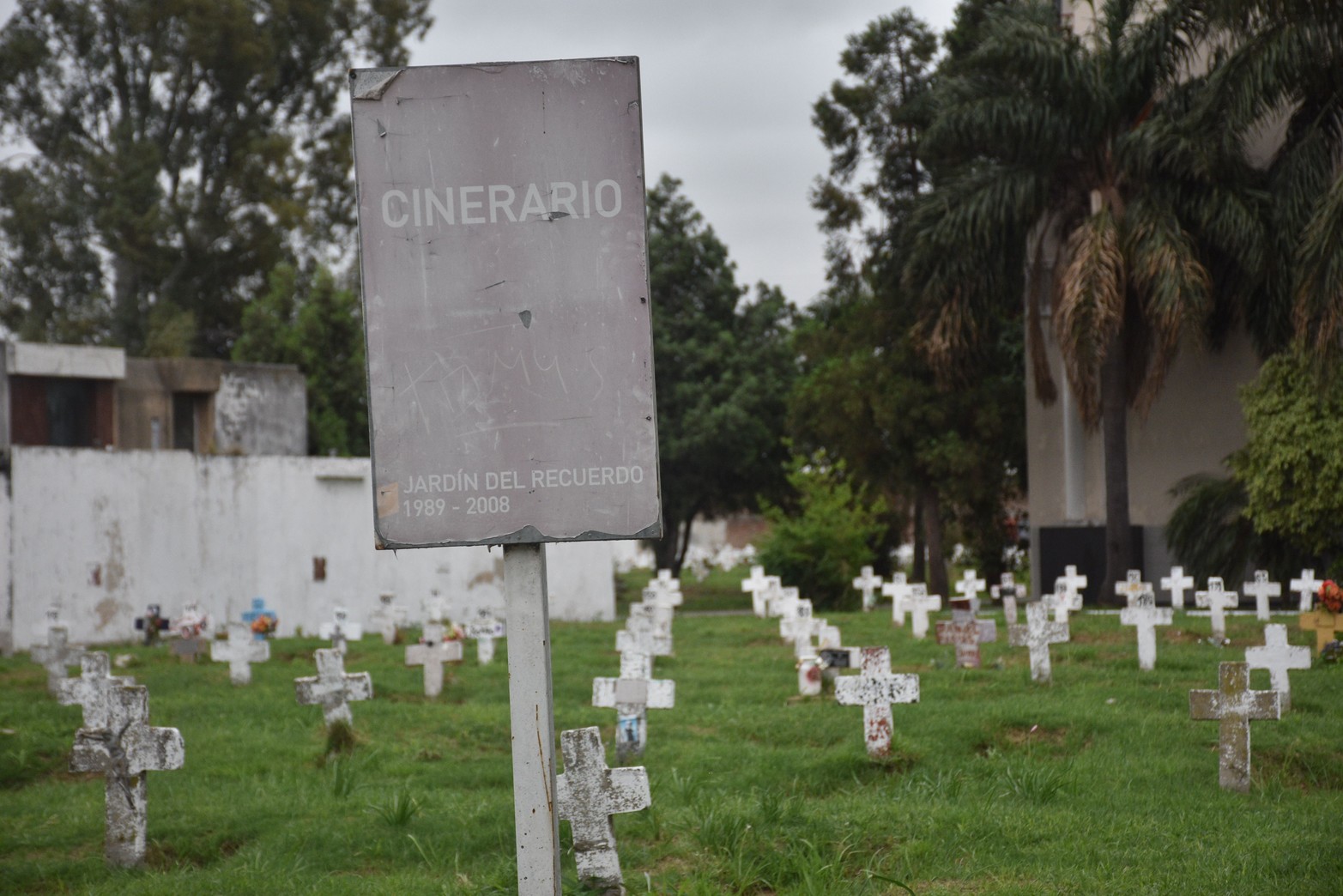 En el cementerio municipal de la capital provincial hay nueve cinerarios. Siete ya están repletos, por lo que solamente se pueden depositar las cenizas en dos