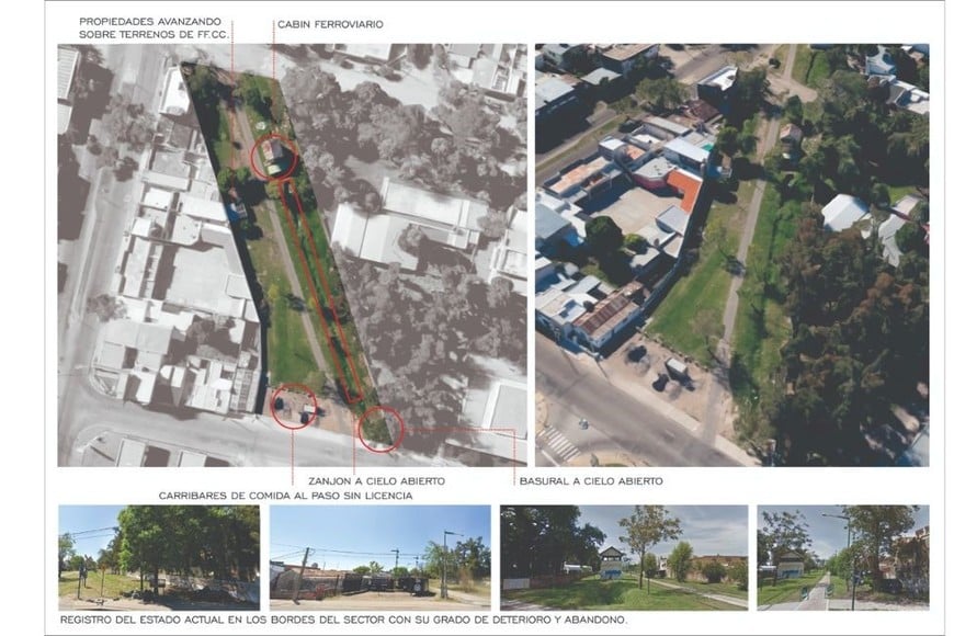 Las imágenes muestran como se encuentra el parque actualmente.