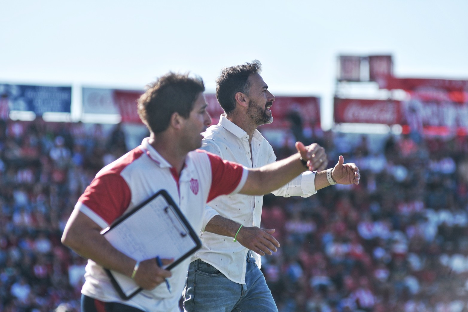 El cuerpo técnico, trata de reordenar el equipo