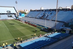 El Gigante de  barrio Alberdi en la previa de Belgrano - Unión.