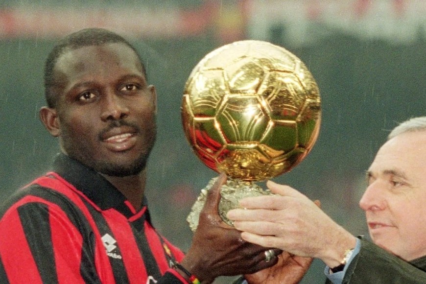 George Weah es el único Balón de Oro nacido en África.