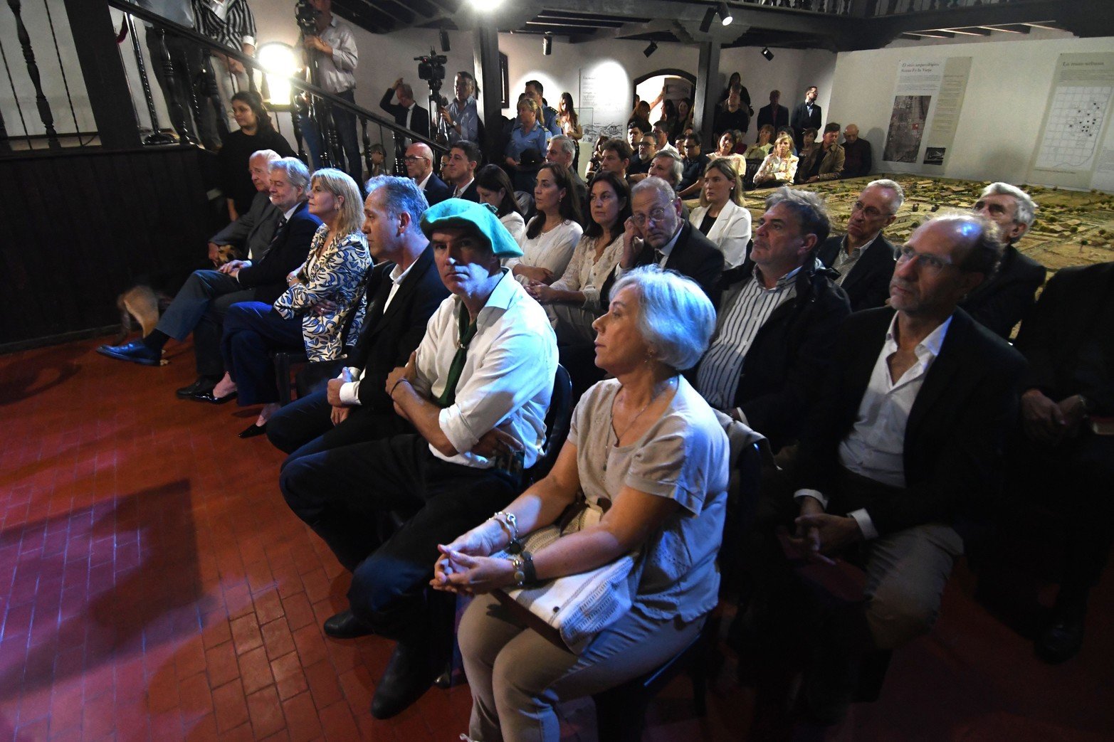 Las autoridades presente en Cayastá.